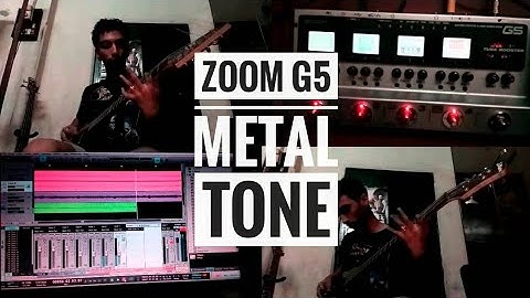 ZOOM G5 Metal patch | Gear vlogs
