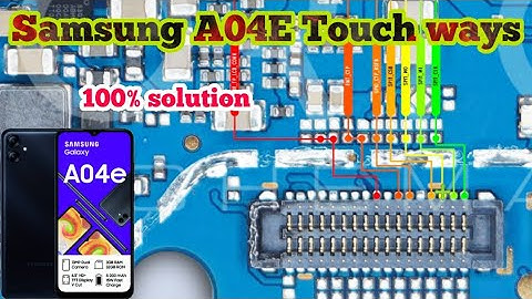 Samsung A04E Touch not working problem solved| A04E Touch ways solution|#thesoilboy