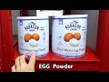 Dried EGG Powder REVIEW Preppers Food Storage Pantry Supplies Augason Judees Mountain House freeze