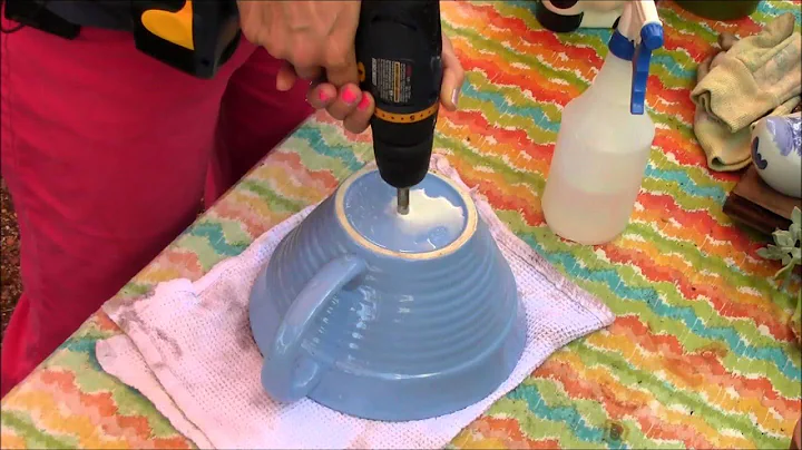 Drilling holes in pots