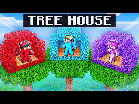 NOOB vs PRO TREEHOUSE Build Challenge!