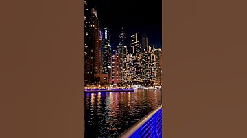 Thumbnail of Dubai Marina Night View 🌙 #music #song #cover #unstoppable #dubai #travel #atthetopburjkhalifa