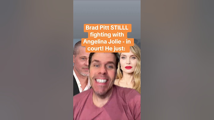 Brad Pitt STILL Fighting With Angelina Jolie - In Court! He Just: