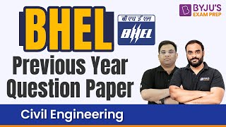 BHEL Previous Year Question Paper | BHEL Civil Engineering | BYJU'S Exam Prep GATE screenshot 2