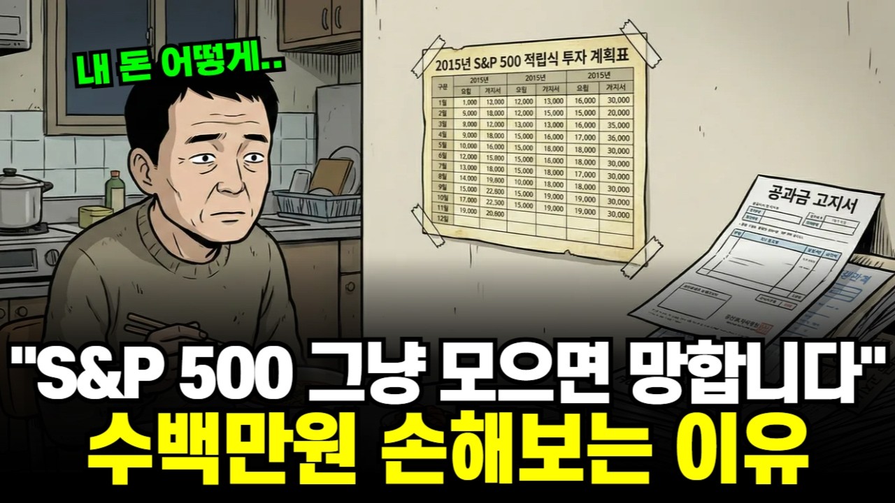 “절대 S&P 500 사지마..