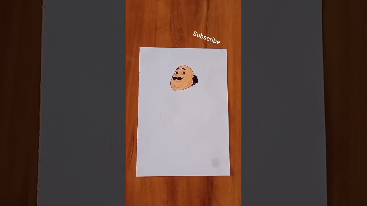 Motu Patlu drawing 