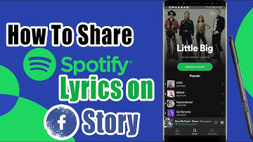 How To Share Spotify Lyrics On Facebook Story