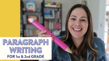 How to Teach Paragraph Writing for 1st and 2nd Grade Students // paragraph writing lessons for kids
