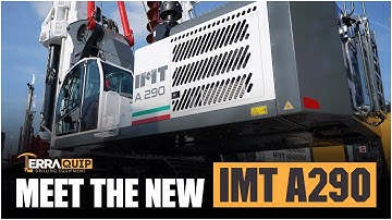 Bauma 2019 reveals Brand new IMT A290 Piling Rig LDP