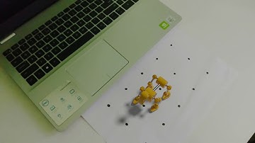 camera tracking with rigged fun robot dog animation in blender 2.80