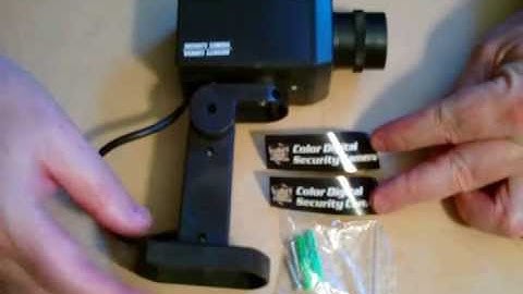 Imitation Security Camera with Motion Detector and Flashing LED