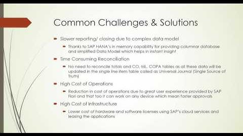 SAP Simple Finance Training Video Tutorials  | SAP Simple Finance Videos Part 1