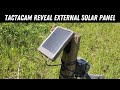 Configuration et prsentation du panneau solaire externe tactacam