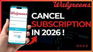 How To Cancel Walgreens Subscription!