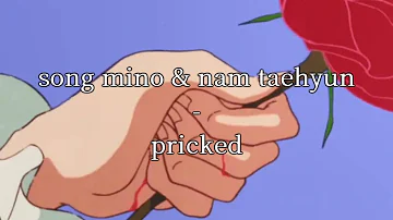 song mino & nam taehyun - pricked🥀 (visual lyric video)