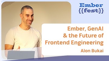 Agent Tomster: Ember, GenAI, and the Future of Frontend Engineering - Alon Bukai