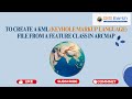 To create a KML Keyhole Markup Language file from a feature class in ArcMap GIS &amp; google earth