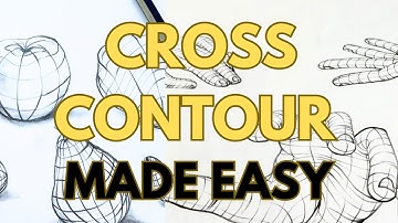 Achieve INCREDIBLE Depth - Drawing Cross Contour and Crosshatching with Easy Quick Tips