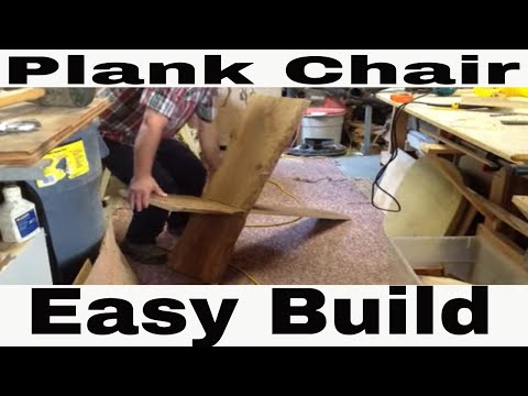 How to make a plank chair for low cost (bog chair viking 