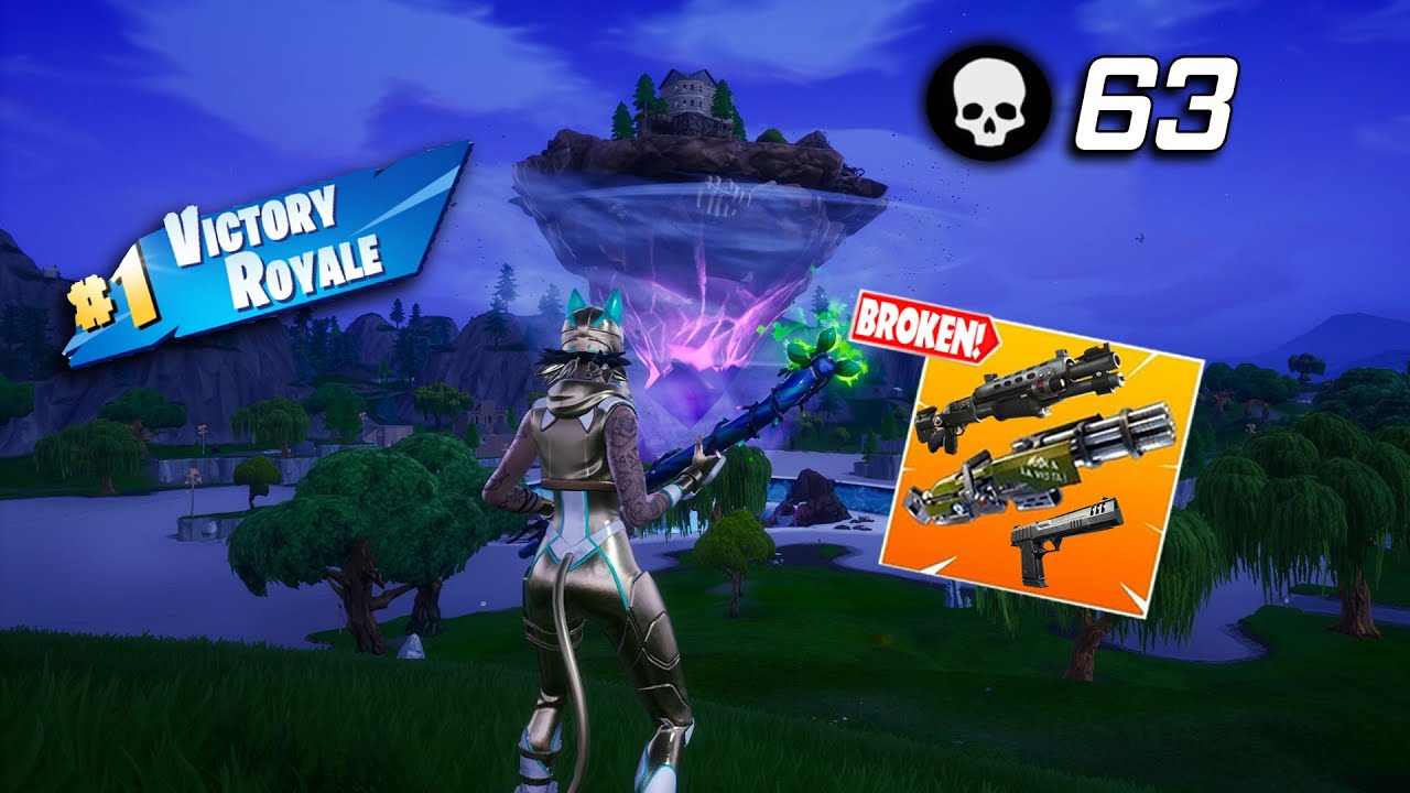 63 Kill Solo Vs Squad ASMR Custom Keyboard Sounds😴 ASMR 🏆Fortnite OG ...
