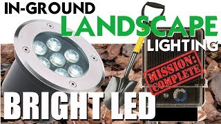 BRIGHT LED Landscape Lighting | InGround LowVoltage Lights