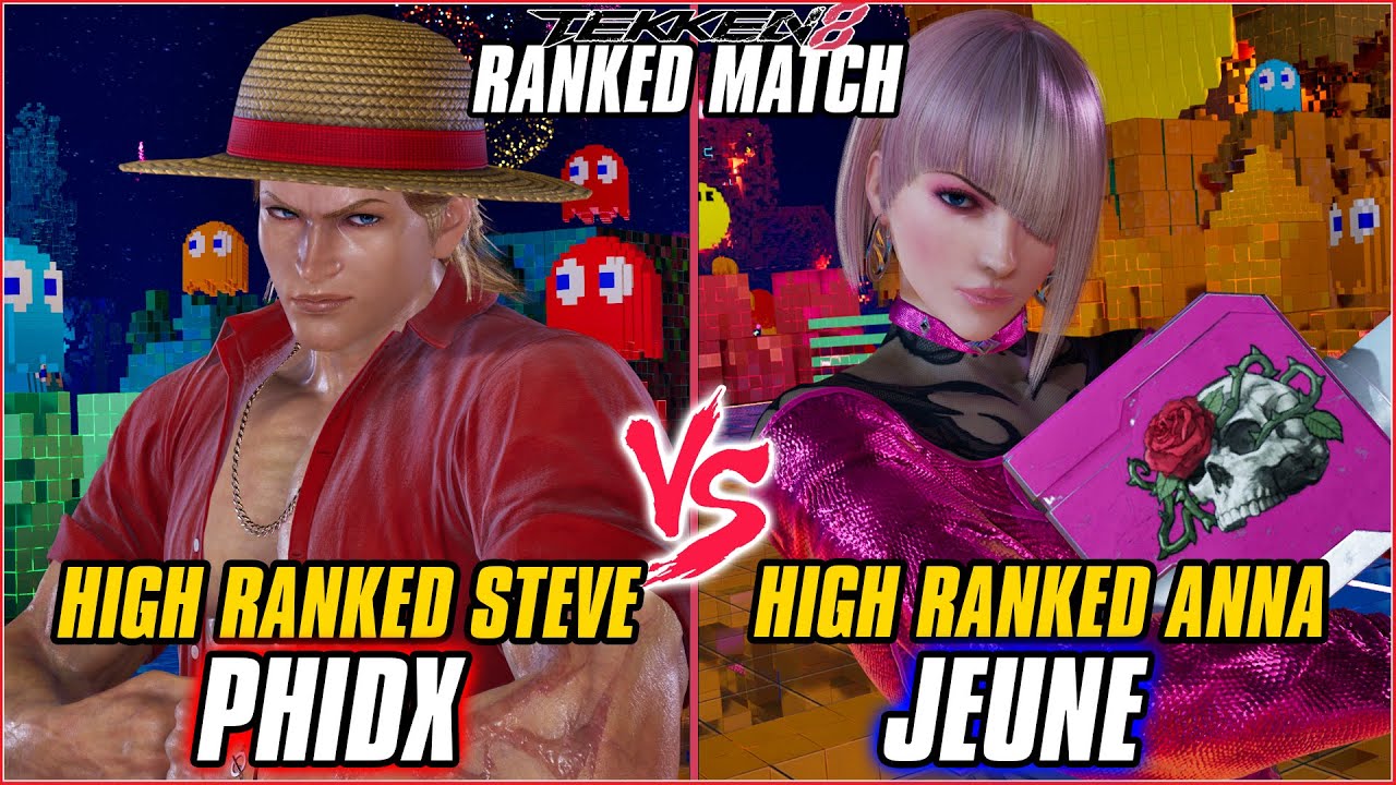 TEKKEN 8 ▰  PHIDX (Steve) vs JEUNE (Anna) ▰ T8 RANKED GAMEPLAY