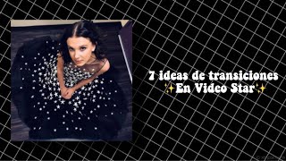 7 ideas de transiciones en Video Star🐝| Viviana Editing Tutorials screenshot 2