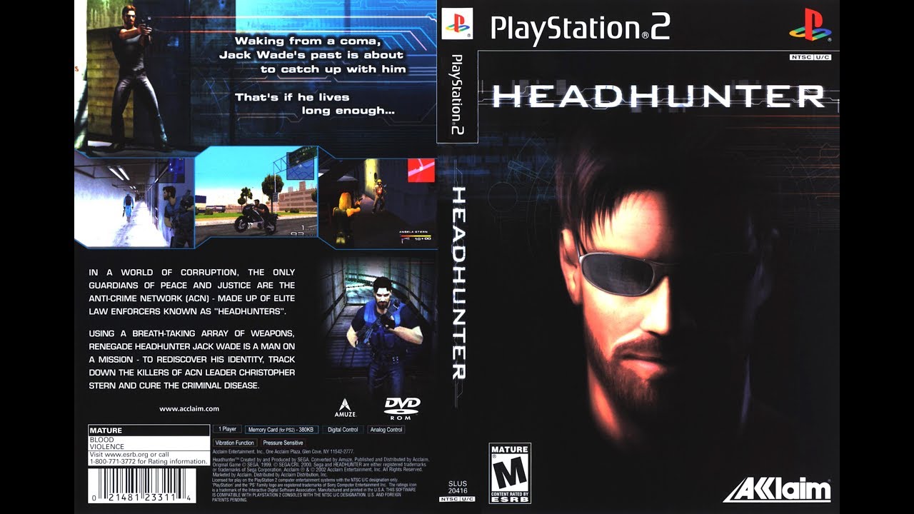 Перевод игры Headhunter (PS2-версия) (RUS-02612) (Bomband) для