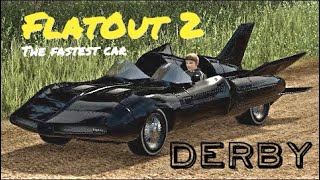 Destruction of all cars in derby (FlatMobile) - FlatOut2