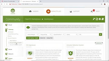 Instrusion Detection System(IDS) dan Intrusion Prevention System(IPS) pada Clear OS