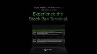Stock Bee Terminal - Speed. Clarity. Precision.