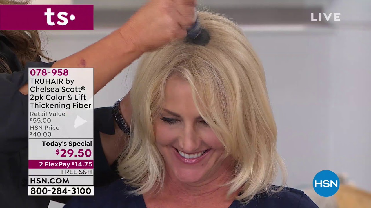 TRUHAIR by Chelsea Scott Black Color Lift Thickening F... - YouTube