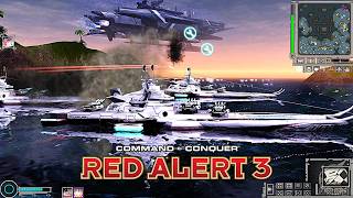Red Alert 3 Armor Rush MOD Rising Sun Tenkei Mothership | BIG Flying MCV Mothership!!!