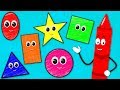 The Shapes Song | Learn Shapes | Crayons Nursery Rhymes Songs For Kids | Baby Songs