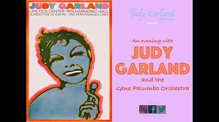 An Evening With JUDY GARLAND At Philharmonic Hall ...