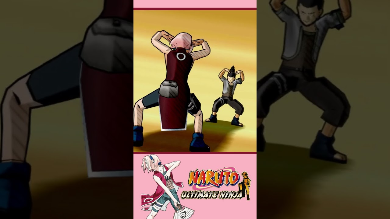 Naruto: Ultimate Ninja - Shikamaru Shadow Possession Jutsu on Sakura 