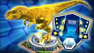 Tyrannosaurus Rex Badge Beacon - Jurassic World The Game