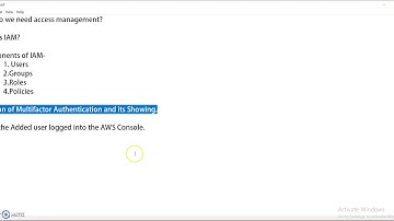 IAM (Identity Access Management) Service of AWS | creation of user, group, roles, MFA