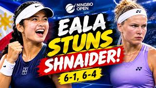 SHOCKING! Alex Eala STUNS Diana Shnaider With BACK-TO-BACK WINS in Ningbo!
