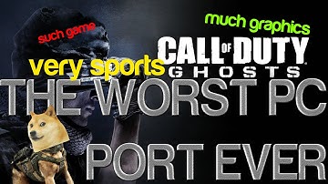 COD Ghosts PC :: Game is terrible :: Rant bout it!!