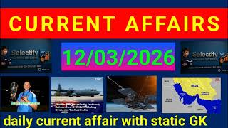 Daily Current Affair With Static Gk 12032026