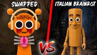 Incredibox Swapped But Italian Brainrot Lego Building  - Sprunki vs Memes Tung Tung Tung Sahur