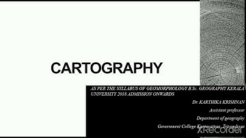 Cartography- Nature & Scope