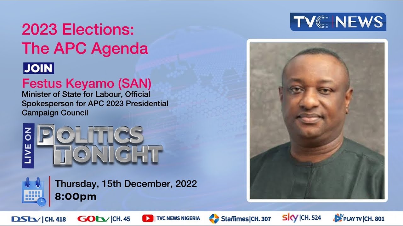 [Live] Festus Keyamo Speaks On APC Agenda   | Politics Tonight