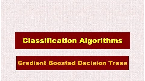 Gradient Boosting Decision Trees