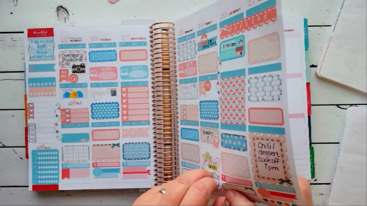 Planner Chick s PLAN WITH ME Erin Condren YouTube