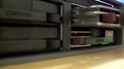 Replace failed HP hard drive