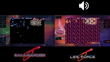 Salamander vs Life Force 1-ALL Comparison