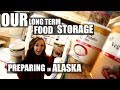 OUR FOOD STORAGE| EMERGENCY PREPAREDNESS IN ALASKA  |Somers In Alaska