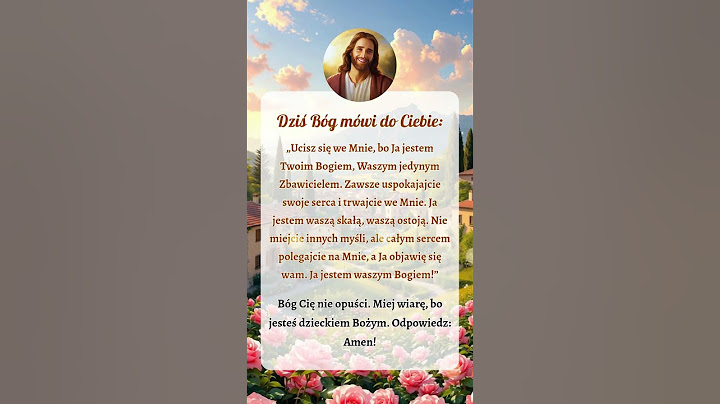 Niesamowity dar od Boga, będziesz żałował, że go przegapiłeś ...... #jezus #bóg #maryja #modlitwa